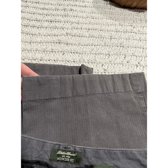 Eddie Bauer Mercer Fit Pants Wide Leg Trousers Womens Size 8 Gray Stretch Chinos - Picture 12 of 13